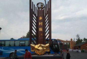 握手雕塑订做，地标建筑，不锈钢握手雕塑厂家提供