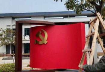 公园书卷雕塑，喷砂发光雕塑，锻造工艺