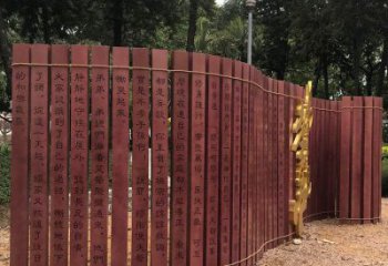 钢管竹简雕塑