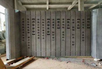 烤漆竹简雕塑