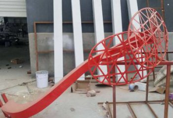 大型遮阳树雕塑制作，花园小品，不锈钢遮阳树雕塑厂家