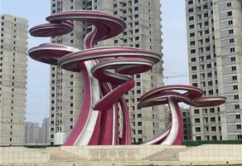 镂空树雕塑展品，景观概念，烤漆镂空树雕塑优选