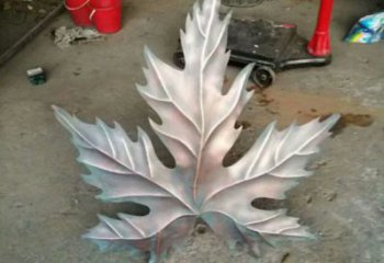 树叶雕塑