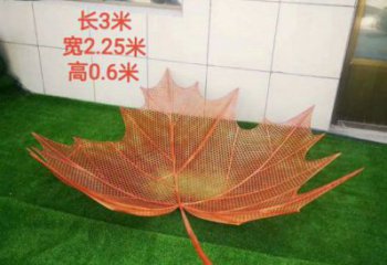 镂空树叶雕塑选用，酒店摆件，铁艺树叶雕塑工厂精选