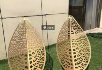 镂空树叶雕塑指用，小区雕塑，广场铁艺树叶雕塑制作