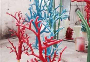 仿真树雕塑制作，广场雕塑，玻璃钢仿真树雕塑提供