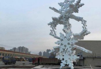 大型商场雪花雕塑