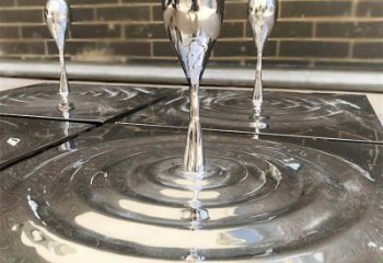 水滴雕塑指用，景观雕塑，不锈钢水滴雕塑点击