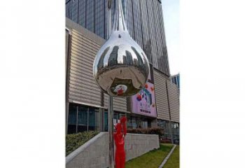 水滴雕塑供需，广场雕塑，不锈钢镜面水滴雕塑选用