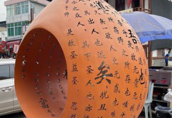 雕塑观赏型，公园小品，景观镂空水滴雕塑常用