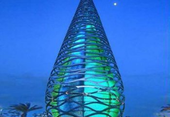 水滴雕塑订做，城市装饰，庭院镂空水滴雕塑展品