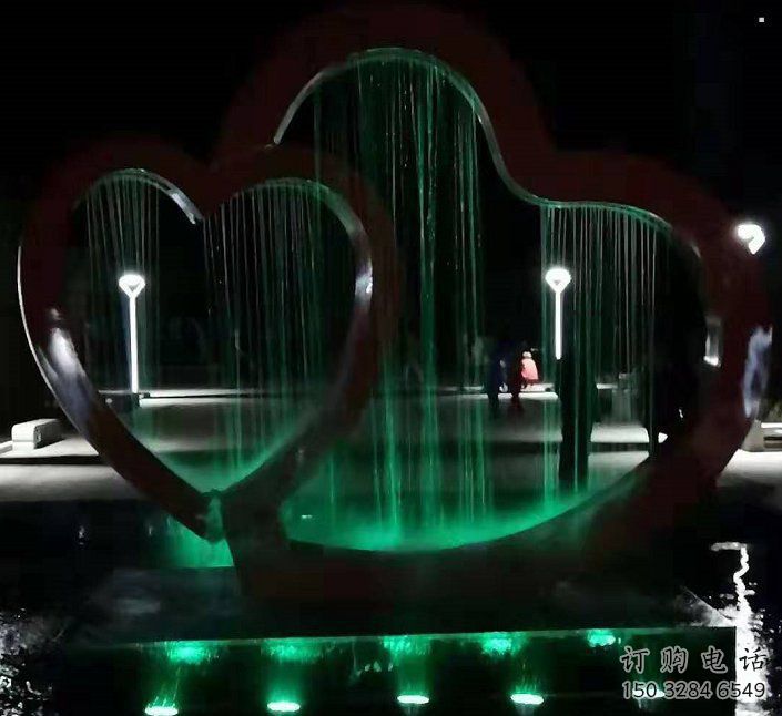 双心雕塑 双心雕塑