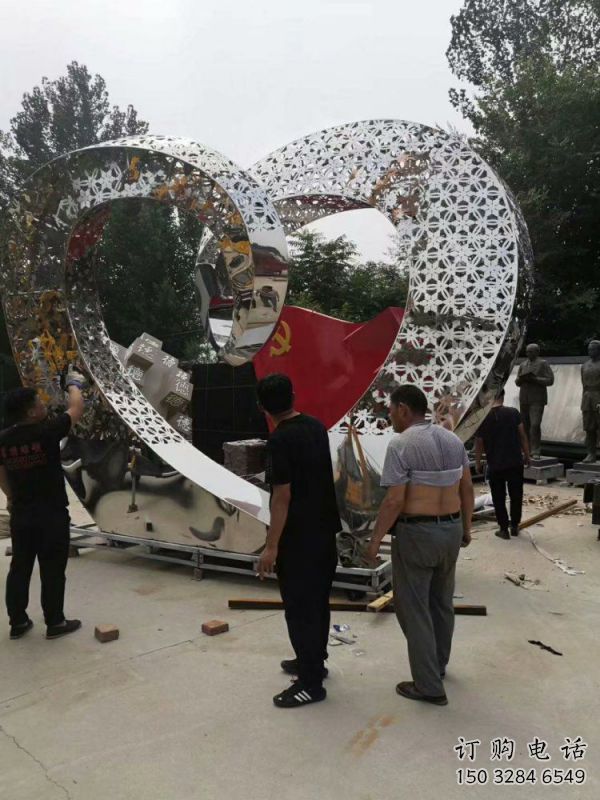 心形雕塑定做,城区小品,景观镜面心形雕塑定价 心形雕塑定做,城区小品,景观镜面心形雕塑定价