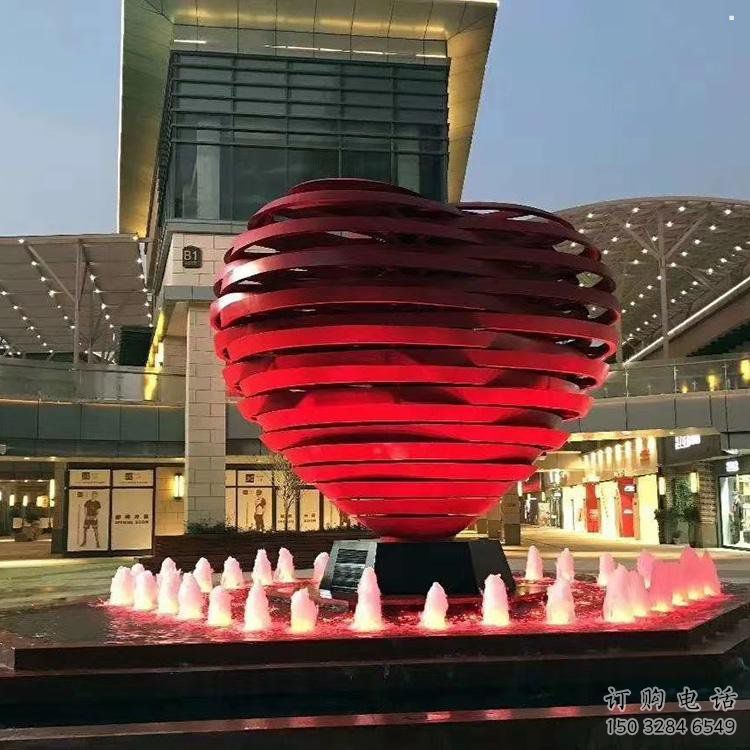 心形球雕塑常用,钢管组合,不锈钢烤漆心形球雕塑定价 心形球雕塑常用,钢管组合,不锈钢烤漆心形球雕塑定价