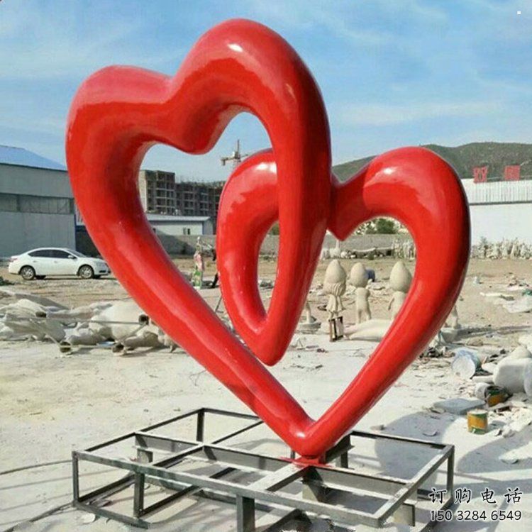 双心雕塑优选,城市装饰,展示不锈钢双心雕塑定做 双心雕塑优选,城市装饰,展示不锈钢双心雕塑定做