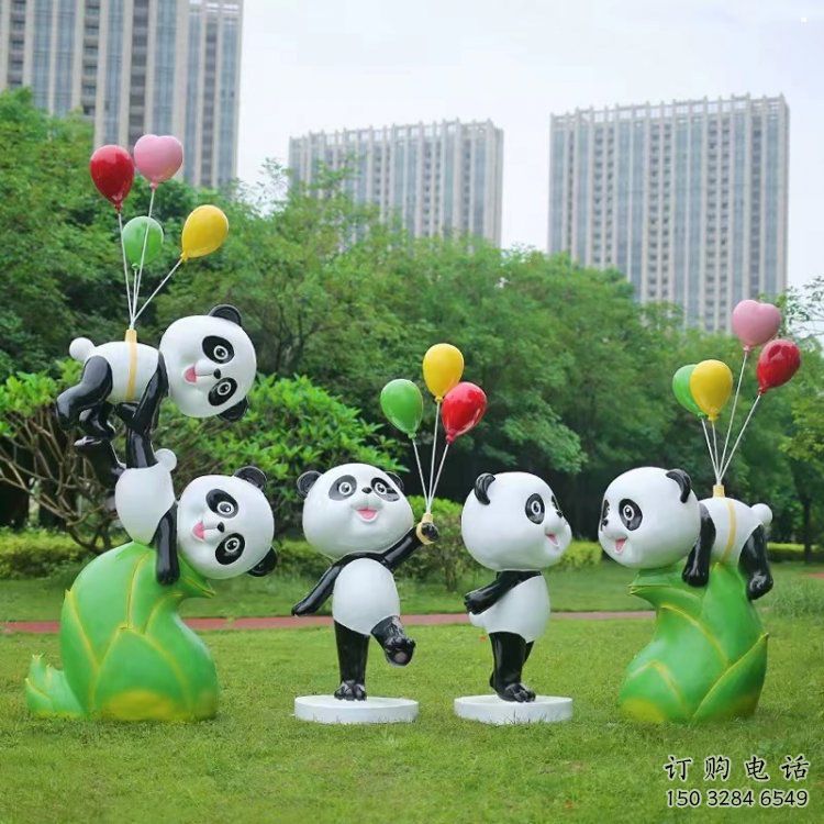 商业熊猫雕塑供应,城区小品,卡通熊猫雕塑制造商 商业熊猫雕塑供应,城区小品,卡通熊猫雕塑制造商