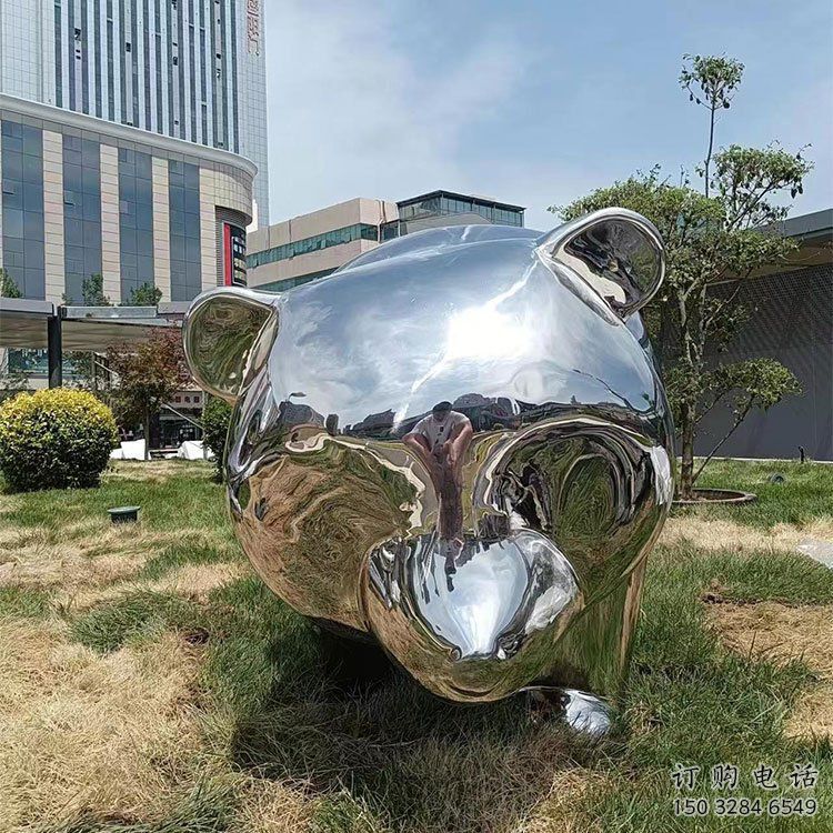 现代熊猫雕塑承接,欧式风格,广场不锈钢熊猫雕塑精选 现代熊猫雕塑承接,欧式风格,广场不锈钢熊猫雕塑精选