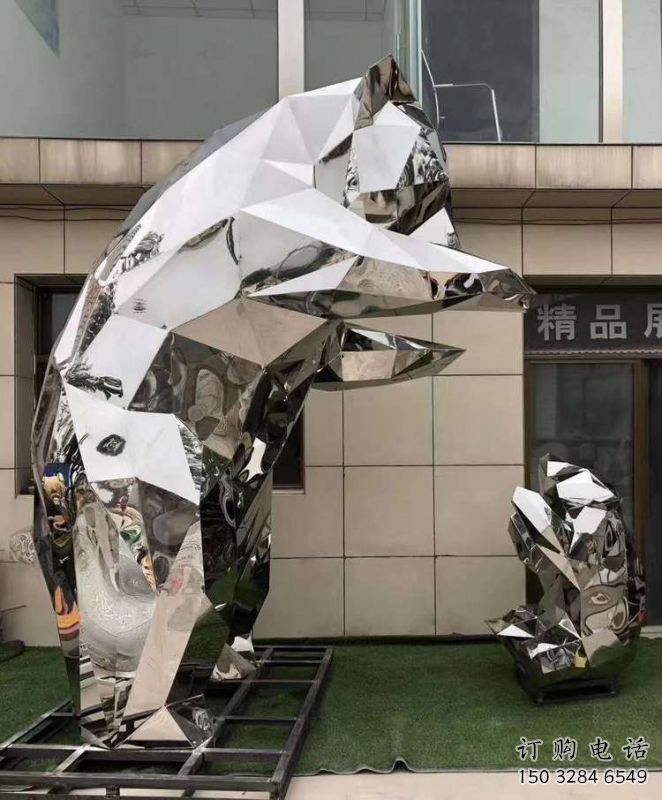 熊猫雕塑工程供应,景观雕塑,几何不锈钢熊猫雕塑供求 熊猫雕塑工程供应,景观雕塑,几何不锈钢熊猫雕塑供求