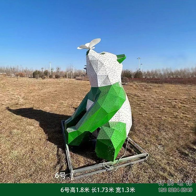 熊猫雕塑精选,露天雕塑,欧式切面熊猫雕塑订做 熊猫雕塑精选,露天雕塑,欧式切面熊猫雕塑订做
