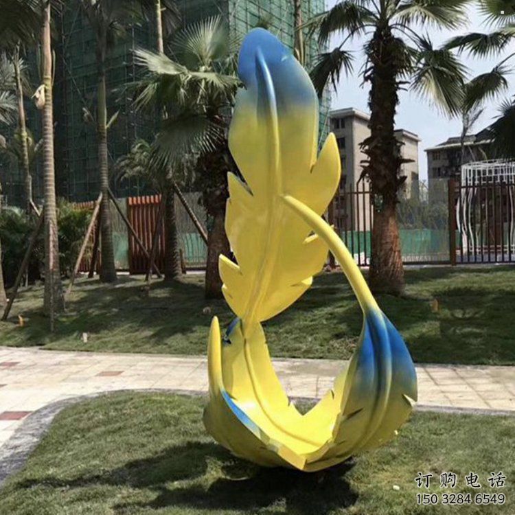 羽毛雕塑承接,景区案例,公园烤漆羽毛雕塑定制 羽毛雕塑承接,景区案例,公园烤漆羽毛雕塑定制
