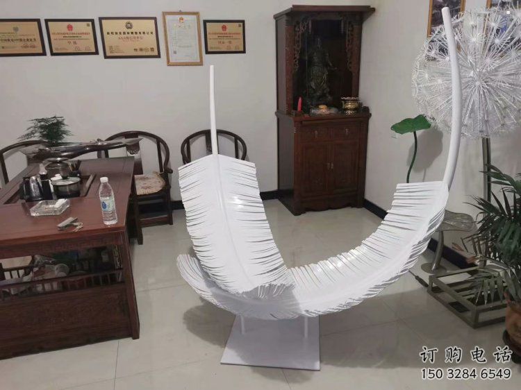 烤漆羽毛雕塑 烤漆羽毛雕塑