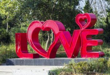 广场love雕塑供求，露天雕塑，不锈钢love雕塑标准