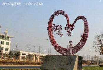 爱心雕塑