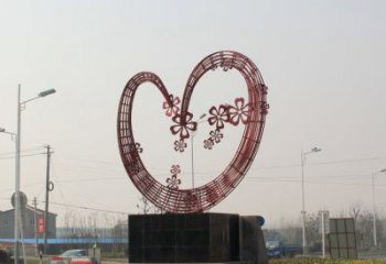 公园爱心雕塑