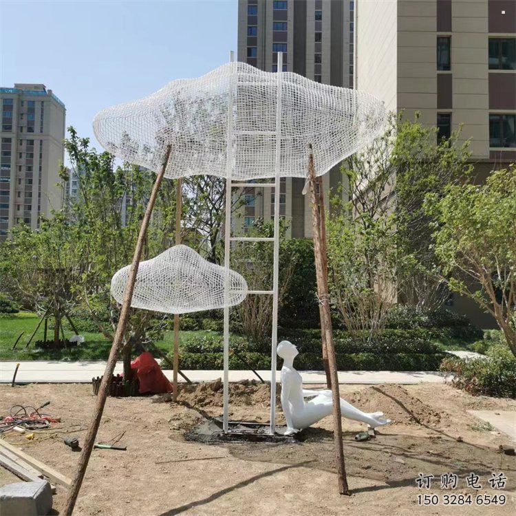 切面云梯雕塑 切面云梯雕塑