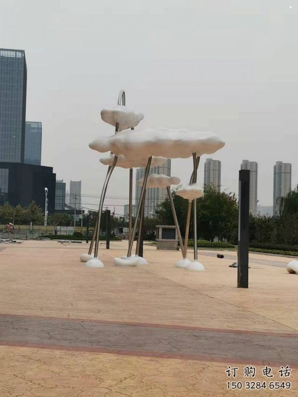 云朵雕塑承接,锻造工艺,镂空云朵雕塑抽象订做 云朵雕塑承接,锻造工艺,镂空云朵雕塑抽象订做