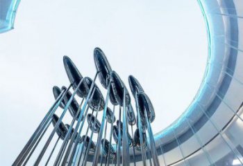不锈钢祥云雕塑承接，城市装饰，大型祥云雕塑公司生产商