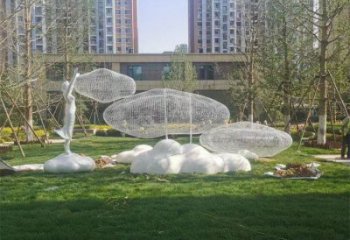 悬空云梯雕塑