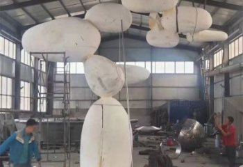 大型景观石雕塑，镀金欧式雕塑，镀金工艺