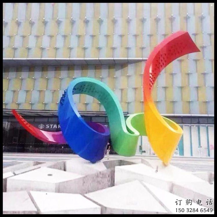 切面丝带雕塑 切面丝带雕塑