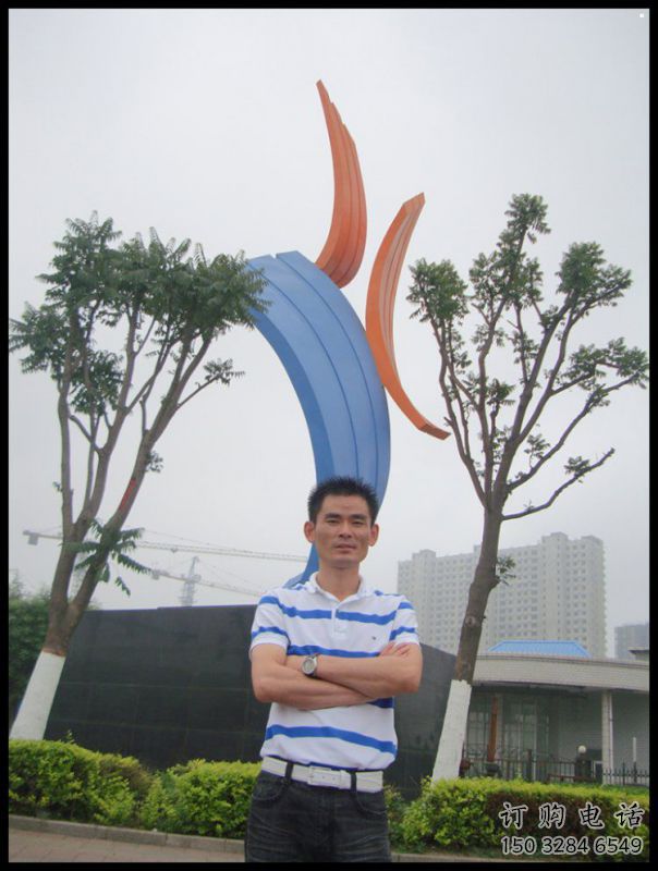 中式丝带雕塑 中式丝带雕塑