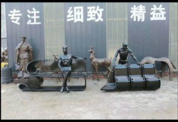 彩绘胶卷雕塑