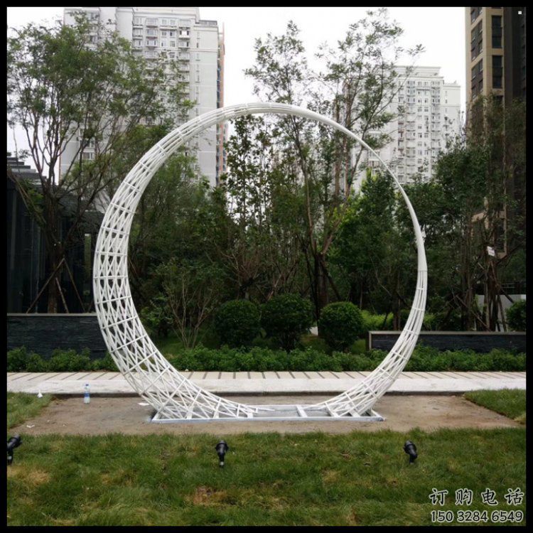 月牙雕塑制造,欧式风格,镂空月牙雕塑厂家定价 月牙雕塑制造,欧式风格,镂空月牙雕塑厂家定价