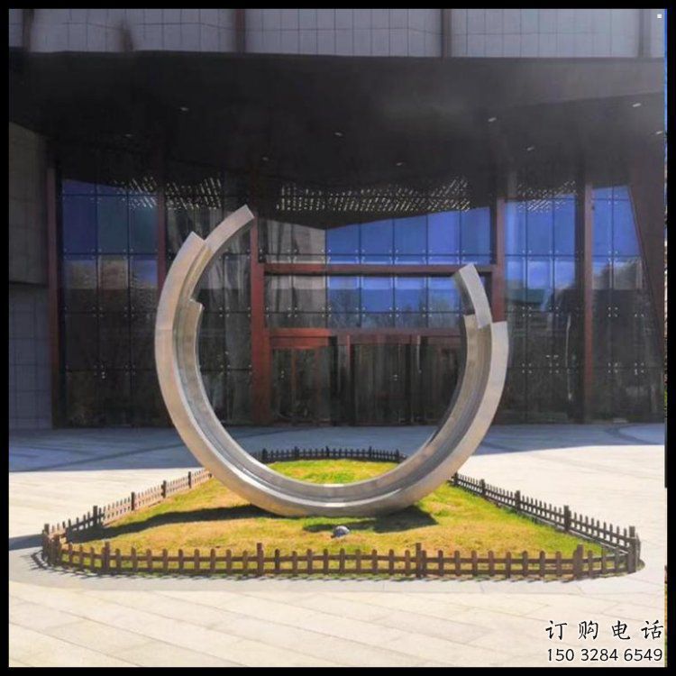 月亮雕塑订做，城市雕塑，不锈钢月亮雕塑工程精品