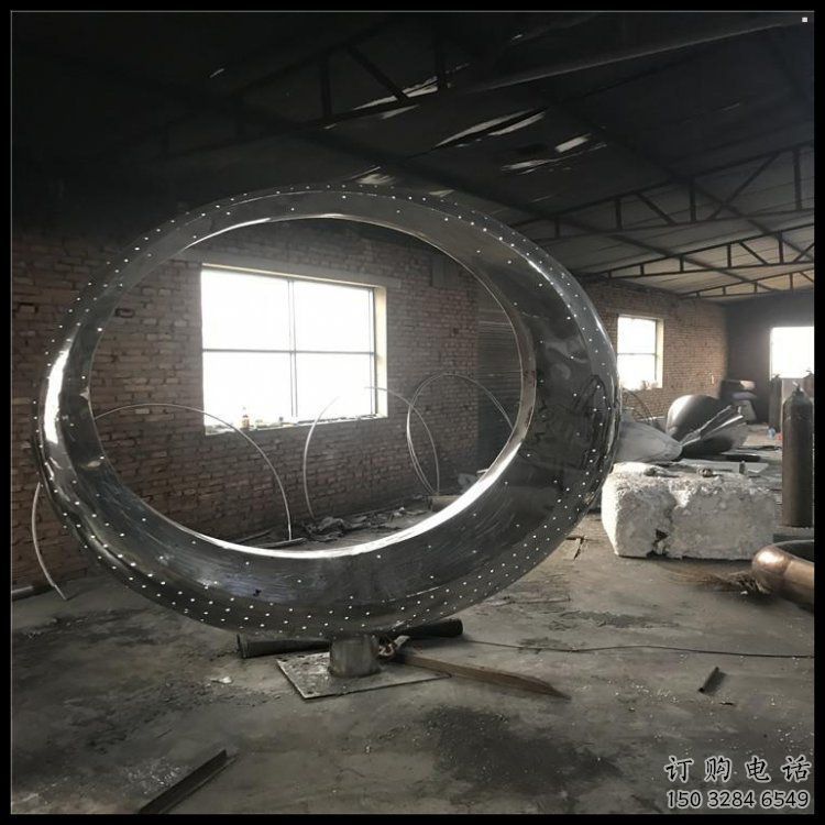 月亮船雕塑标准，彩钢制作，不锈钢月亮船雕塑优价