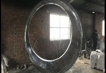 月亮雕塑提供，美陈雕塑，不锈钢月亮雕塑制作承接
