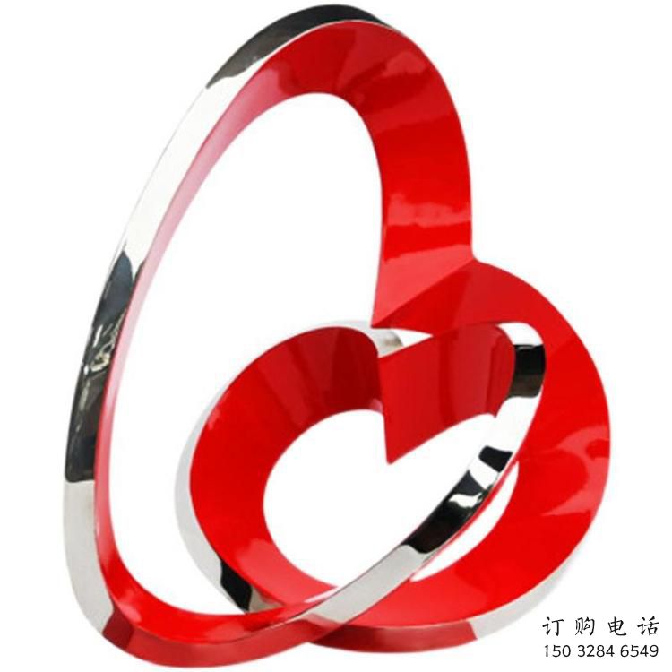 锻钢双环雕塑选用,小区摆件,大型不锈钢双环雕塑公司 锻钢双环雕塑选用,小区摆件,大型不锈钢双环雕塑公司