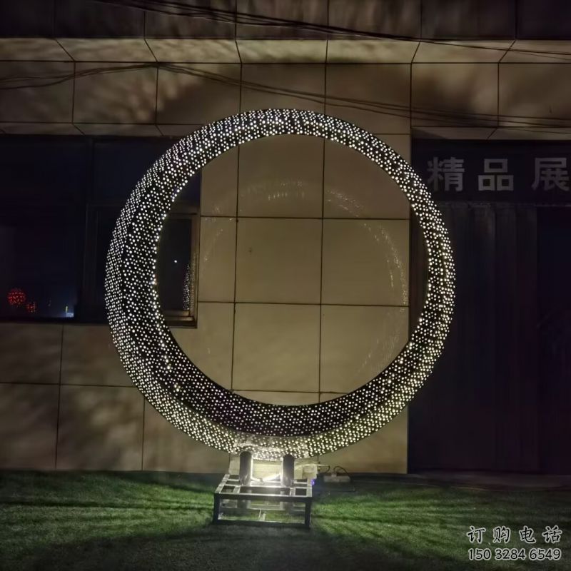 圆环雕塑供应,城区小品,灯光圆环雕塑制造商 圆环雕塑供应,城区小品,灯光圆环雕塑制造商