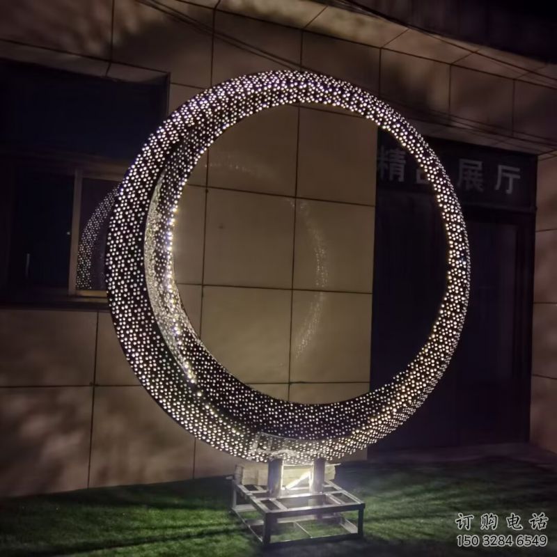 圆环雕塑通用,街道标识,灯光圆环雕塑承接 圆环雕塑通用,街道标识,灯光圆环雕塑承接