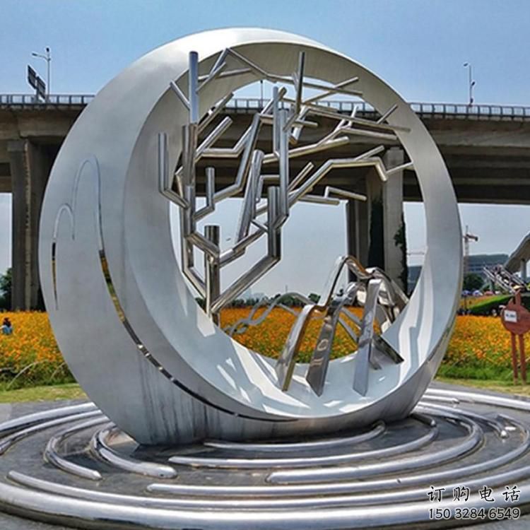 大型圆环雕塑公司,花园小品,不锈钢圆环雕塑提供 大型圆环雕塑公司,花园小品,不锈钢圆环雕塑提供