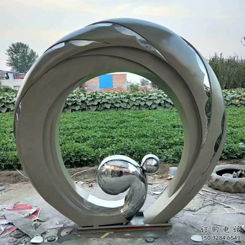 圆环雕塑优选,室外雕塑,不锈钢圆环雕塑优选 圆环雕塑优选,室外雕塑,不锈钢圆环雕塑优选