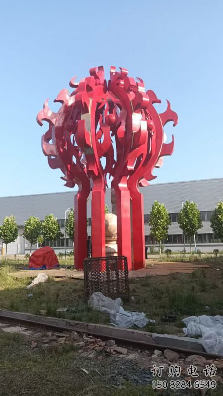 火球雕塑,精神堡垒火球雕塑落地展示 火球雕塑,精神堡垒火球雕塑落地展示