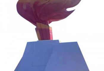 火把雕塑批发，标识雕塑，地产不锈钢火把雕塑优选