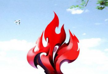 火炬雕塑承接，城市装饰，大型不锈钢火炬雕塑生产商