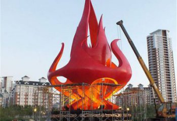 火炬雕塑优选，陆地摆件，不锈钢火炬雕塑供应