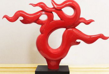 农村火焰雕塑